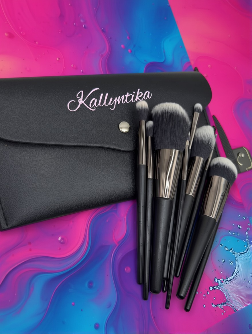 Makeup Brushes with Carrying Case