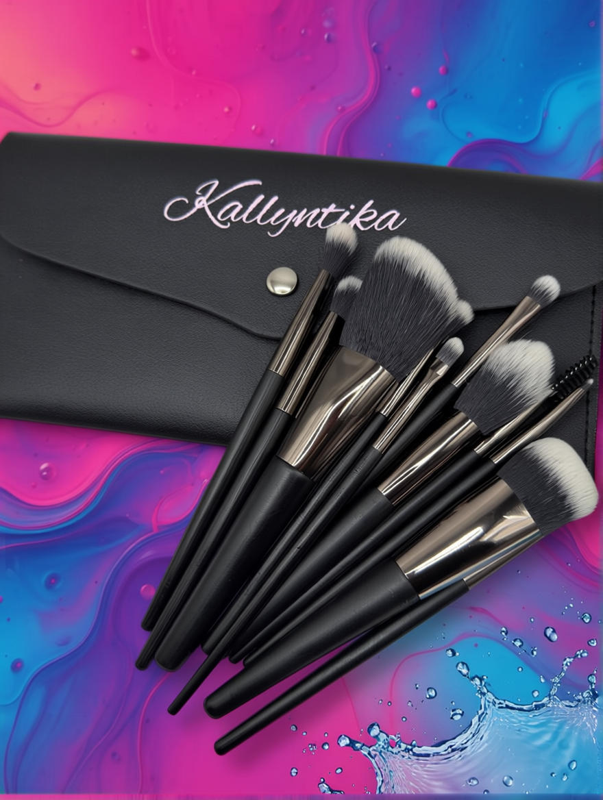 Makeup Brushes with Carrying Case